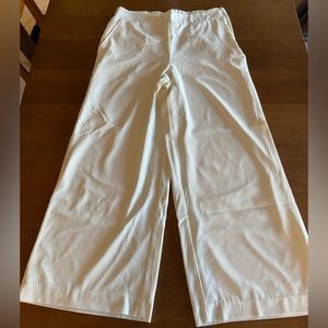 Summersalt The Perfect Wide Leg Pant Cream. Size 16 women.